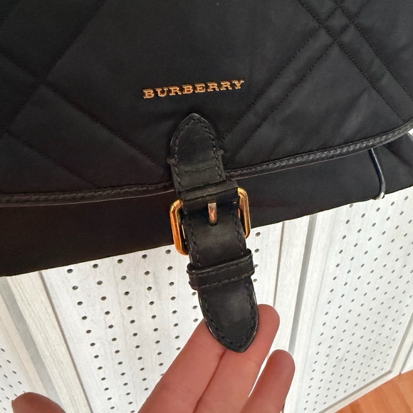 Burberry Black Quilted Baby Bag - Picture 2 of 12